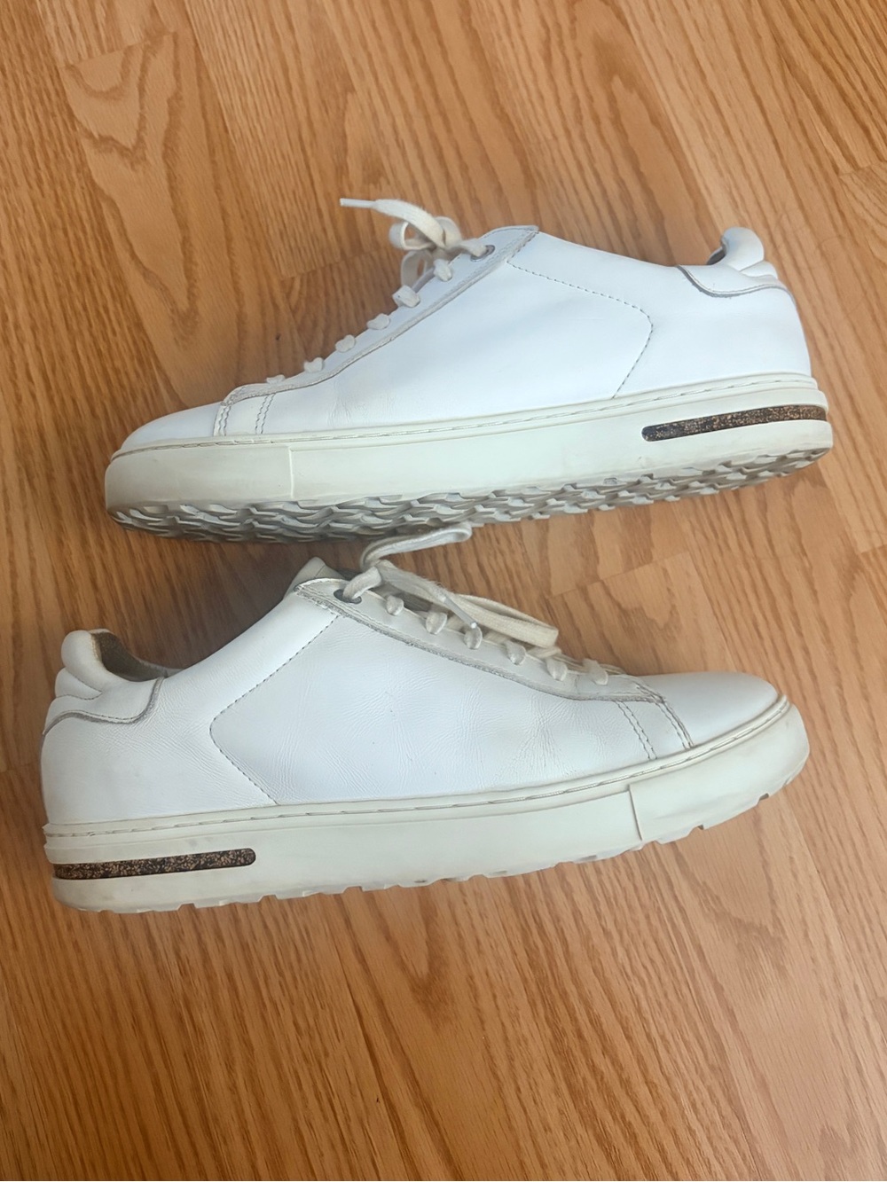 Men’s Birkenstock White Leather Bend Low Sneaker